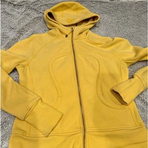 Lululemon yellow hoodie